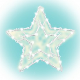 Csillag ablakdísz - KID 503 B/WW